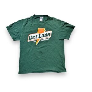 Vintage Get Lade‎ Lust Quencher Gatorade Parody T-Shirt SZ LG